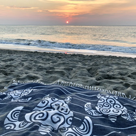 beach towel for a yoga mat